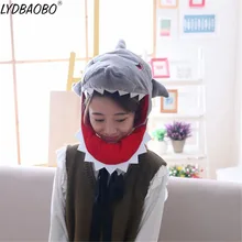 1 шт. креативный Забавный мультяшный кролик Акула Свинья Аниме говно чучела шапка головные уборы детские аксессуары плюшевая игрушка для костюмированной игры игрушка для детей подарок для девочки