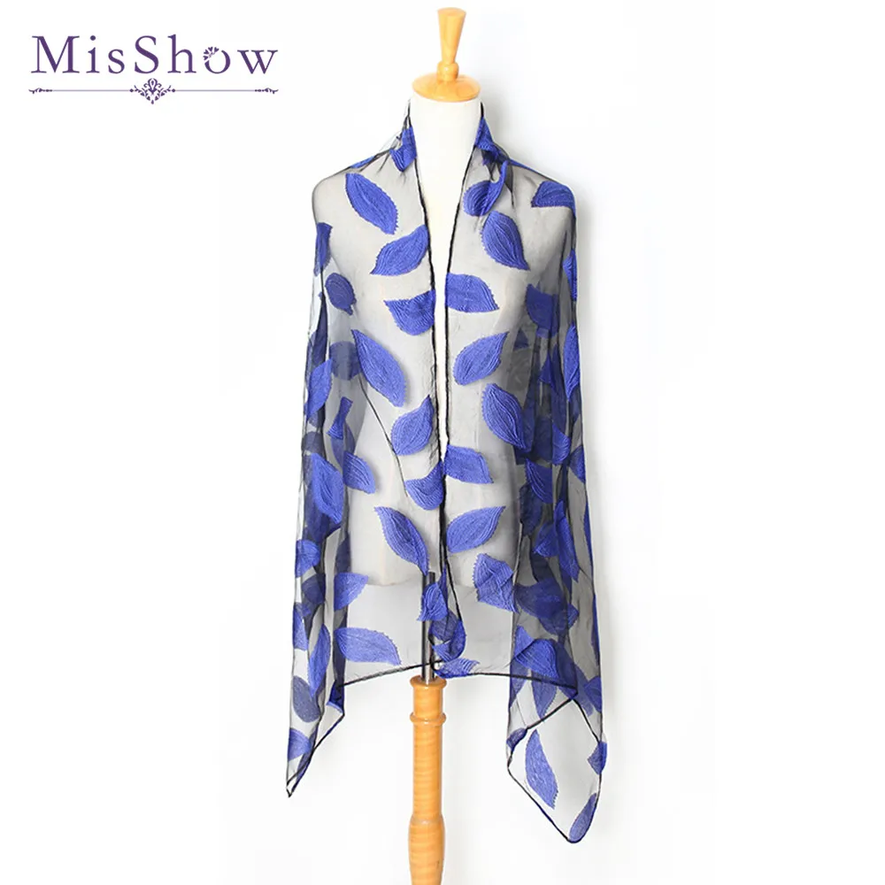 Us 656 30 Offmisshow New Appliques Women Organza Wrap Pashmina Pareo Sarong Dress Bikini Scarf Beach Swimwear Cover Up Scarf 170x70cm In Womens