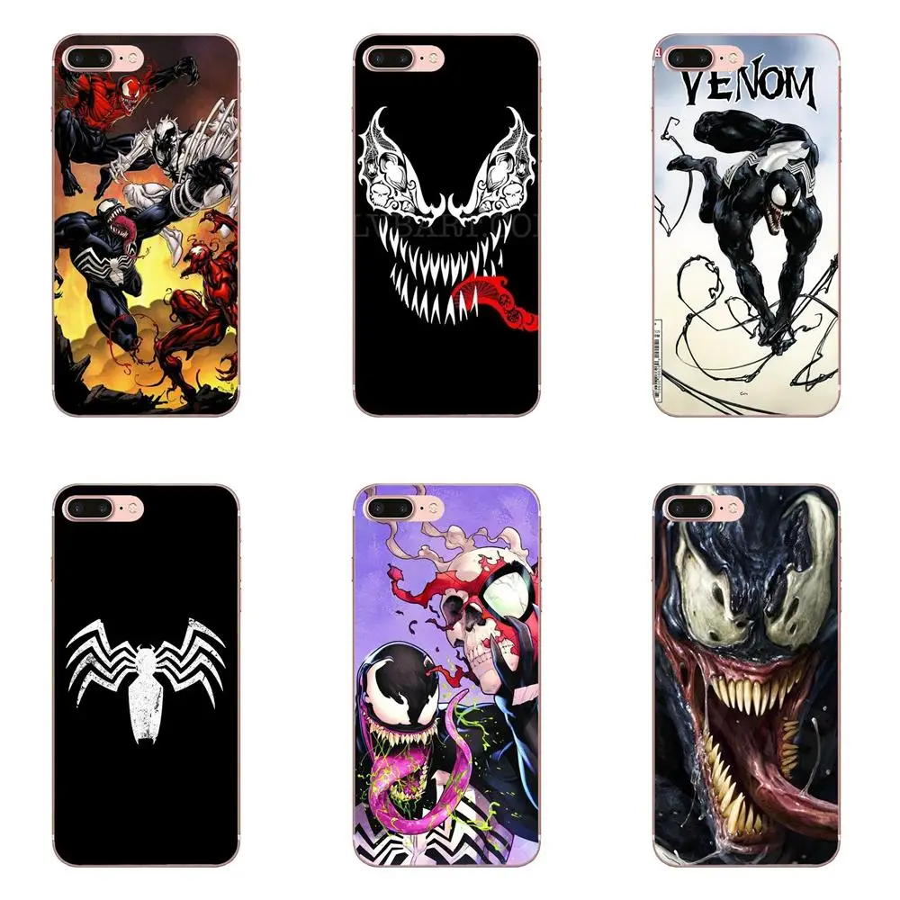 cheap Venom Marvel Novelty Fundas TPU Mobile Case For LG G2 G3 G4 G5 G6 G7 K4 K7 K8 K10 K12 K40 Mini Plus Stylus ThinQ 2016 2017 2018