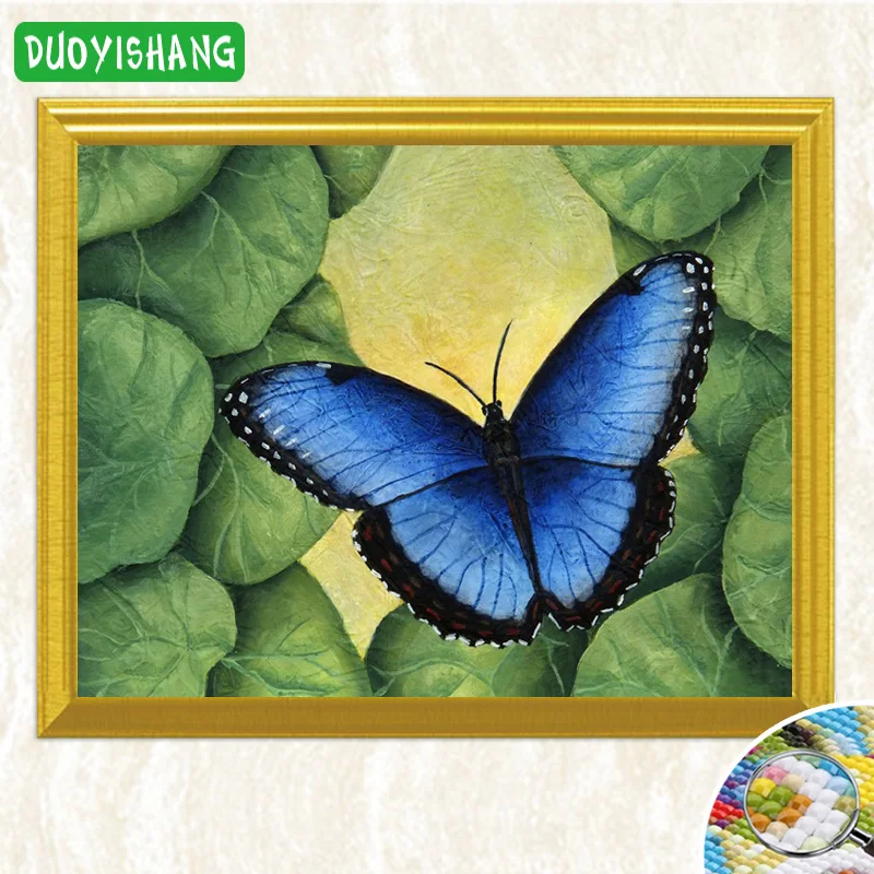 DUOYISHANG 5D DIY картина &quotАлмаз&quot бабочка вышивка крестиком с изображение