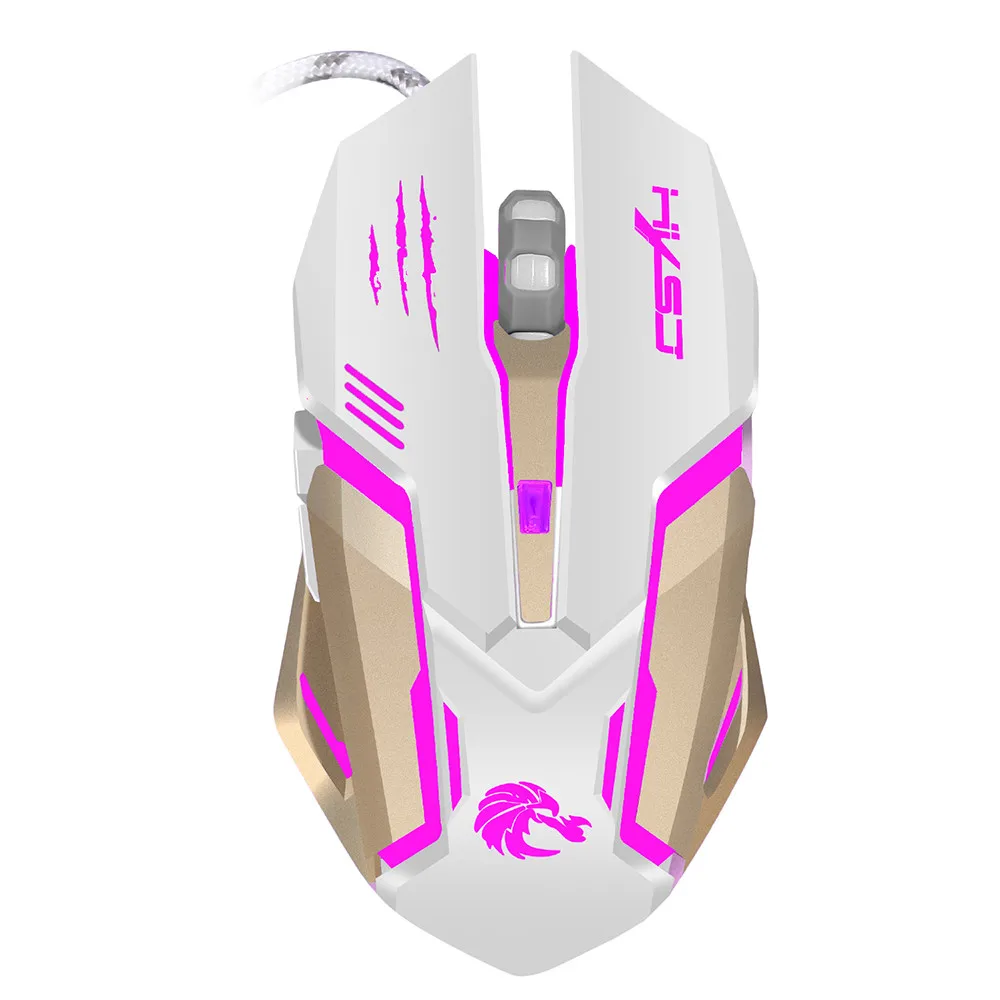 

OMESHIN 2.4G Adjustable 7 Buttons Optical USB Wired Gaming Game Mice 5500DPI RGB Backlit USB Mouse Gamer For PC Computer Laptop