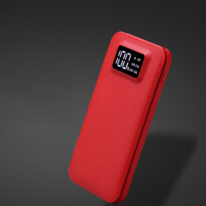 

20000mah Power Bank External Battery 2 USB LCD Powerbank Portable Mobile Phone Charger for Xiaomi Iphone 7 8 X