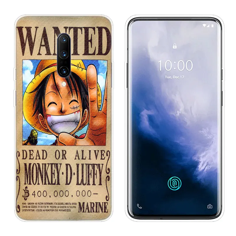 Аниме One Piece Monkey D Luffy модный прозрачный силиконовый мягкий чехол для телефона из