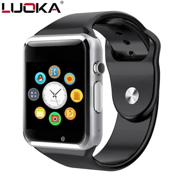 

LUOKA A1 Smart Watch With Passometer Camera SIM TF Card Call Smartwatch For Xiaomi Huawei HTC Android Phone Better Than GT08 Y1