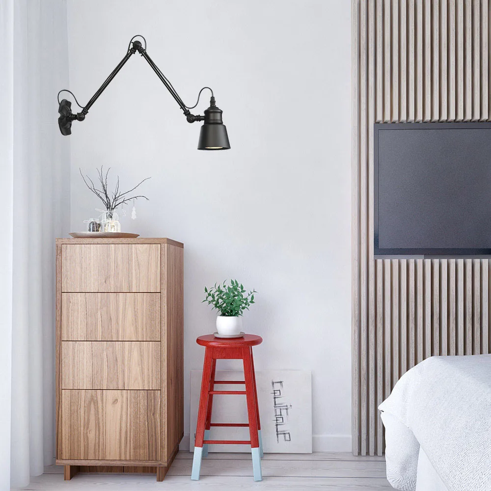 New Vintage Wall Lights Antique for Bedroom Reading Beside 220V Industrial Retro Sonce Wall Lamp Led Indoor Wandlamp Black New Vintage Wall Lights Antique for Bedroom Reading Beside 220V Industrial Retro Sonce Wall Lamp Led Indoor Wandlamp Black