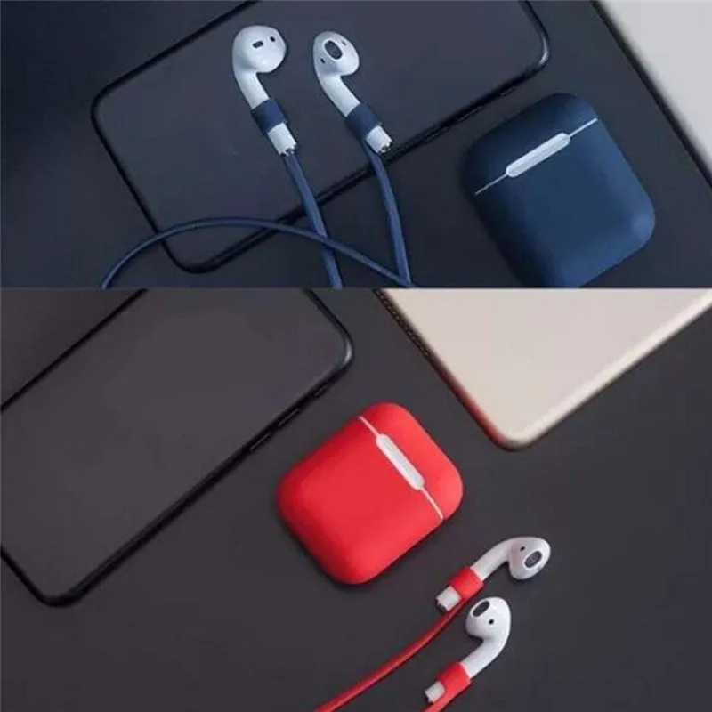 Case for AirPods Soft Silicone Shock Proof Protect Waterproof Cover Earphone