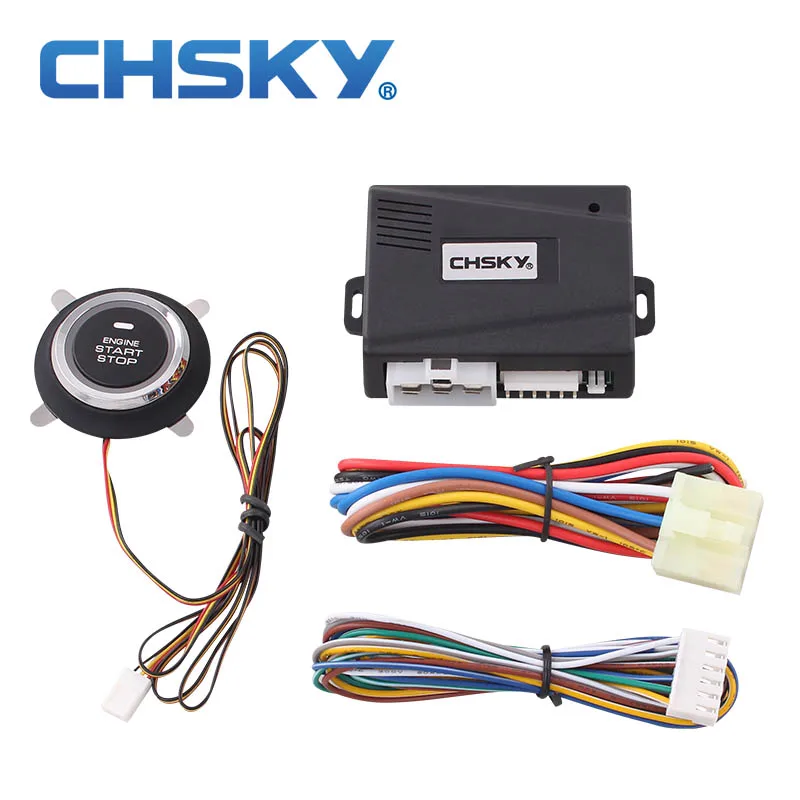 Универсальная кнопка запуска и остановки двигателя CHSKY Rfid автомобиля