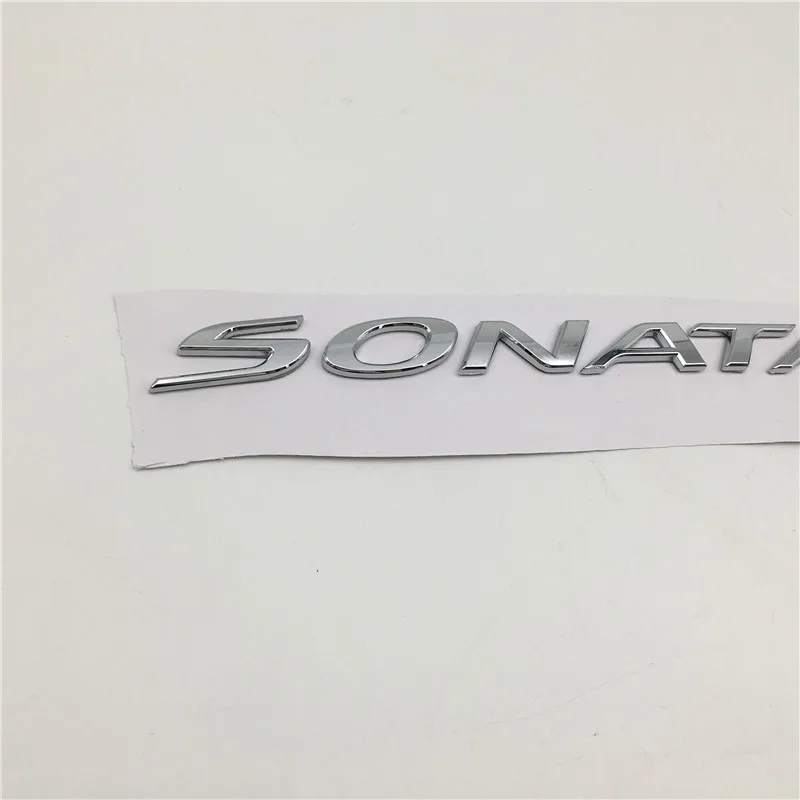 Эмблема для Hyundai Sonata новая модель логотип задняя табличка багажника наклейки