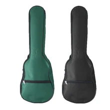 Мягкий наплечный чехол для укулеле, черный, зеленый, сумка для переноски, музыкальная, с ремнями для акустической гитары, музыкальные инструменты, Запчасти и аксессуары