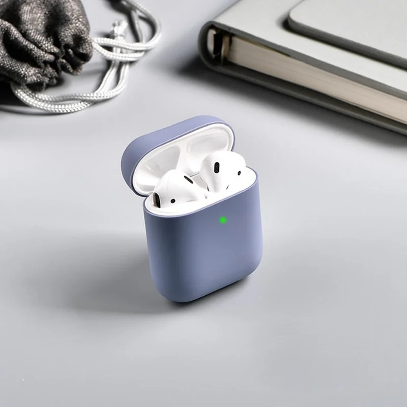 Беспроводной Bluetooth чехол для наушников для Airpods 2 силиконовый чехол мягкий резиновый полный защитный чехол для Airpods 2 Чехол