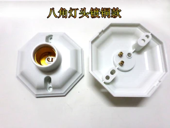 

Wholesale 6pcs 3 Types Anise Lamp Holder e27 Socket Lamp Bases Round Light Socket Spring Contact e27 Bulb Holder Pendant Lamp So