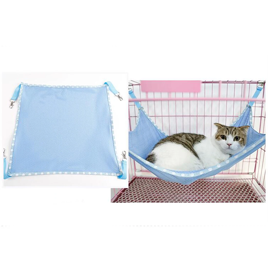 Cute Cats Summer Home hammock cataccessorie Portable Cats Pets Breathable Mesh Hammock Multifunction Cats Beds 3 Colors