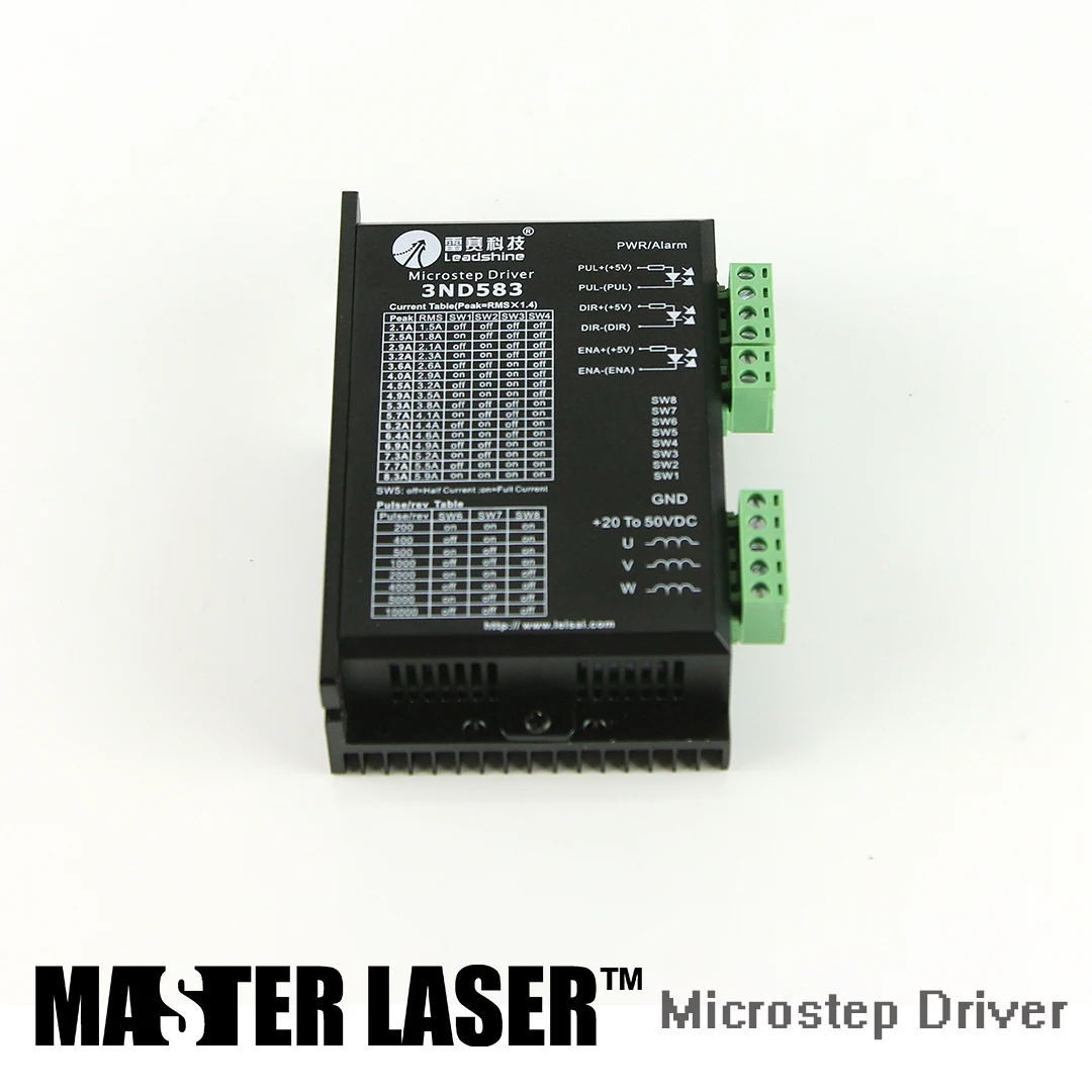 Leadshine 3 Phase Stepping Motor Drive 3ND585 for Laser Engraving/Cutting Machine Stepper Motor Driver Leadshine 3 Phase Stepping Motor Drive 3ND585 for Laser Engraving/Cutting Machine Stepper Motor Driver