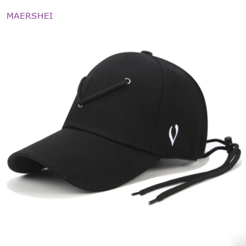 MAERSHEI Бейсбол Кепки Snapback с вышитой надписью с длинным ремнем Bone Кепки s хип-хоп шляпа