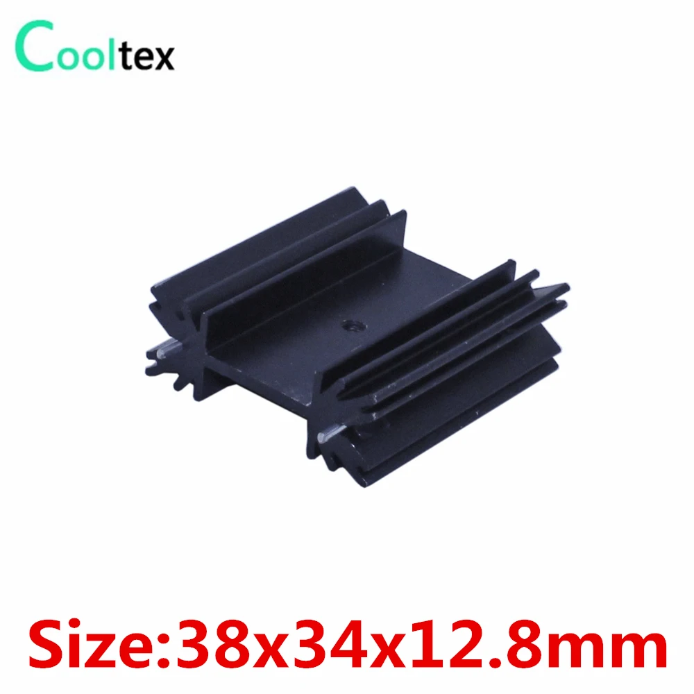 

100 шт./лот 38x34x12,8 мм TO220 TO-220 Радиатор для IC triode 7805 MOS охлаждение