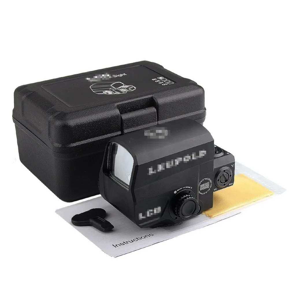 Online LCO mira de punto rojo mira Reflex vista con 20mm montaje de carril vista holográfica para caza táctica Airsoft RL5 0038BK
