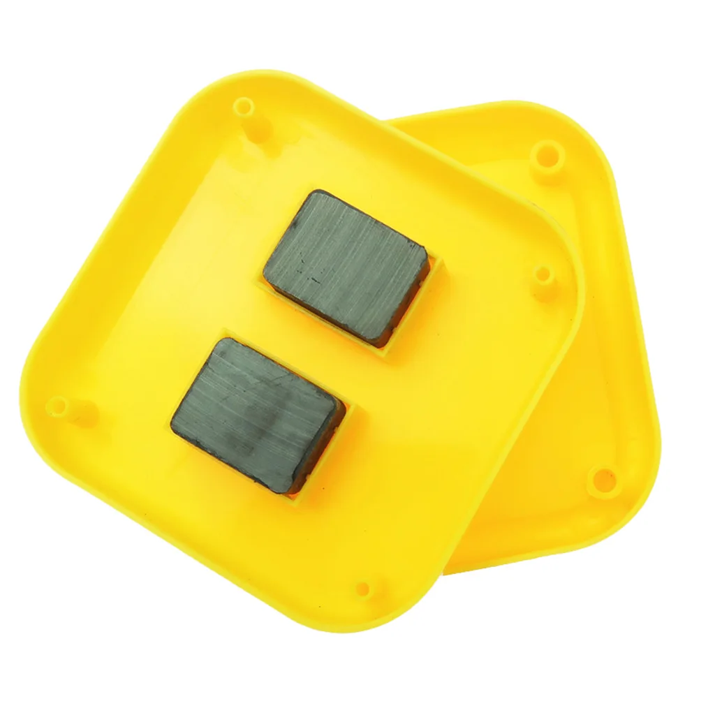 Square Magnetic Pincushion Pin Caddy Paper Clip Holder for Push Pins Sewing Needles ,Hair Clips Pins, Home Office Desk Organizer