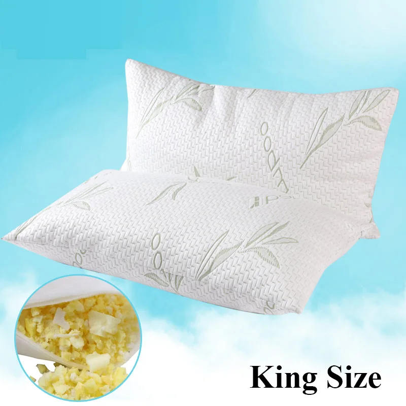 DFH King Size Shredded Hypoallergenic Memory Foam Sleeping Pillow With