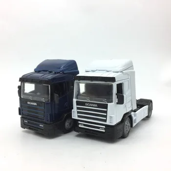

1:43 Heavy Duty Trailer transportation Alloy model car for Scania Length 13cm
