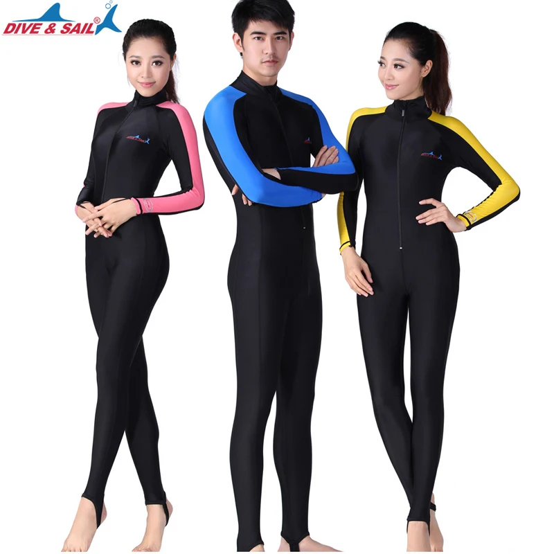 

DIVE SAIL UPF 50+ Lycra Diving Wetsuit Scuba Snorkeling Diving Suit Men Women Rash guard UV Sun Protect Long Sleeve Swimwear
