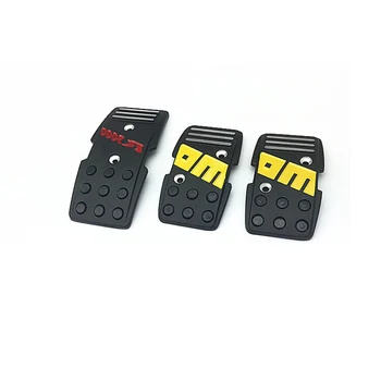 

3x Replaces Racing Non-Slip Metal Car Brake Clutch Accelerate Pedals Mounting