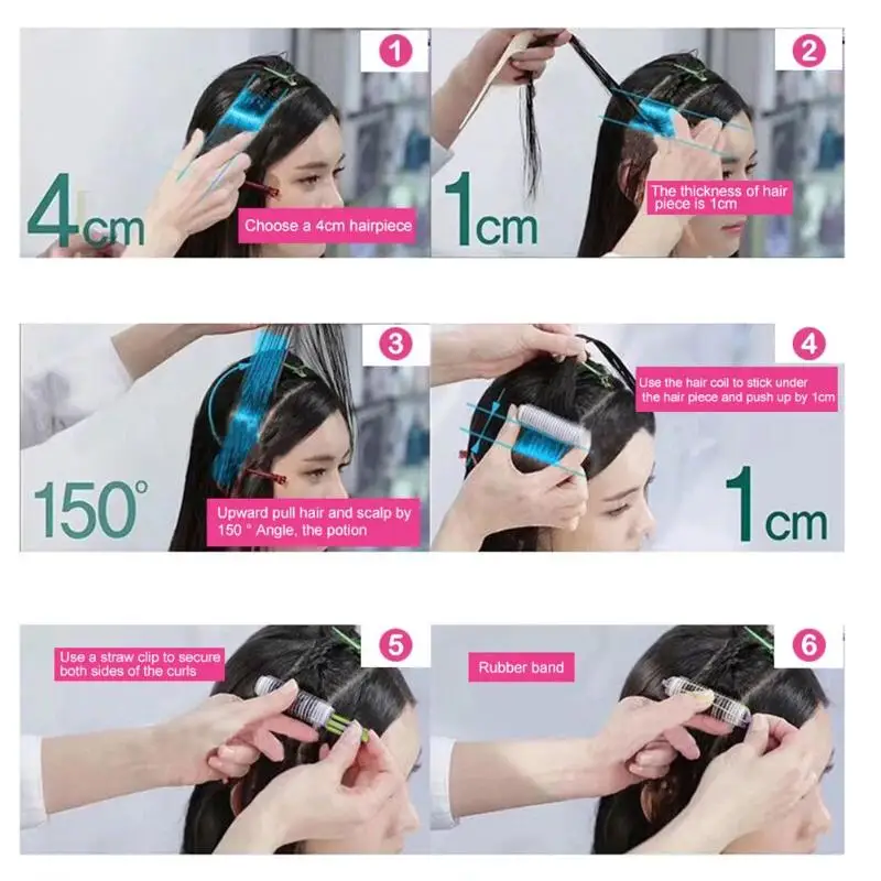 Завивка волос ролик с резинкой DIY Пластиковые пушистые волосы бигуди комплект Morgan щипцы для завивки волос ролики с зажимами инструмент для сухих и влажных волос