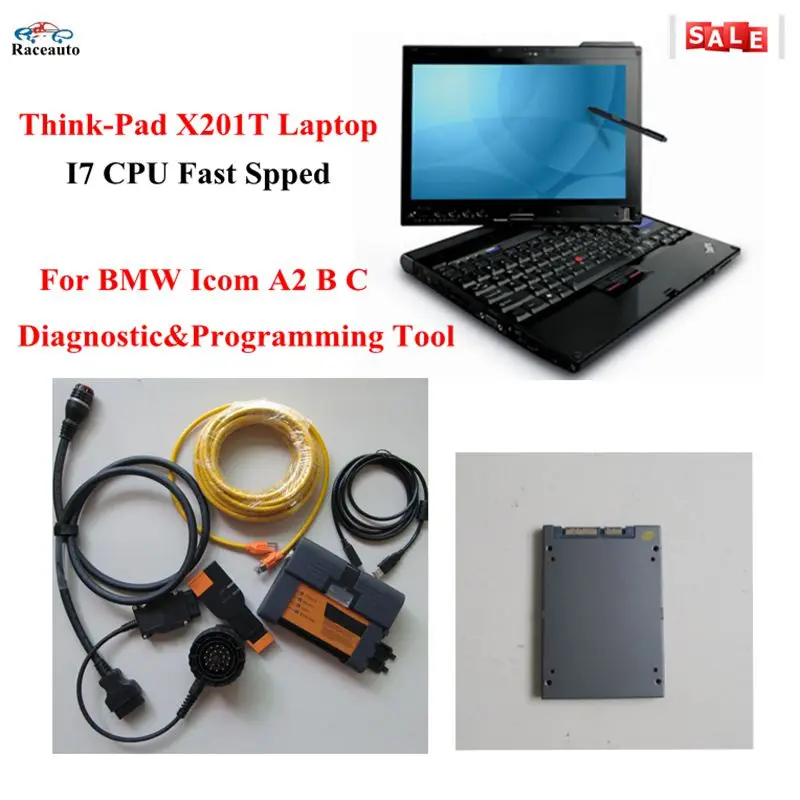 

2016.08 New for BMW ICOM A2+B+C Diagnostic & Programming Tool with Software ICOM A2 Laptop X201t Touch Screen I7cpu 4gb ram