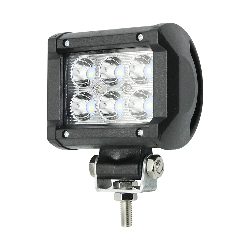 

2pcs 4 inch 18W LED Light Bar Spotlights 12V 24V 6000K LED Car Work Light for Auto Truck Lorry SUV ATV 4x4 4WD Offroad Lights