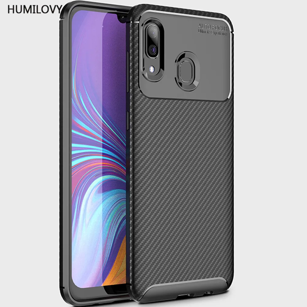 

For Samsung Galaxy A20 Case Anti-knock Fingerprint-proof TPU Soft Phone Cases For Samsung Galaxy A20 A205F A205 SM-A205F Cover