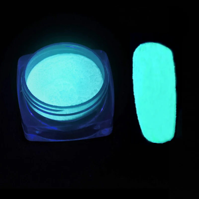 Модные неоновые цвета фосфоресцирующая флуоресцентная пудра свечение ногтей в темноте художественная акриловая флуоресцентная пудра высокого качества