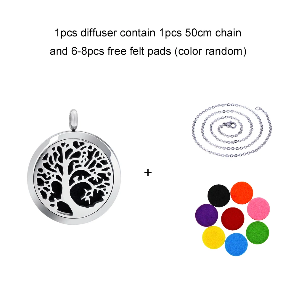 ZP-PD038 perfume diffuser magnetic locket pendant (5)