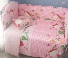 Promotion 7pcs Baby bedding sets Bed set in the Bed linen bumper duvet matress pillow