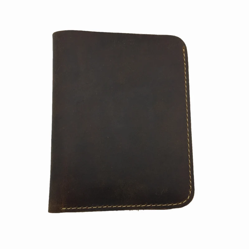 Achat Portefeuille court vintage de haute qualité en cuir porte carte