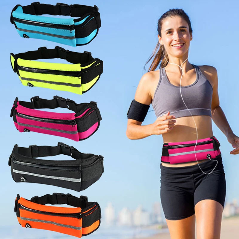 Bycobecy 2019 большой емкости защита телефона монета Run Fanny Pack Multi-function waterproof Спорт на открытом воздухе мужчины и женщины поясная сумка