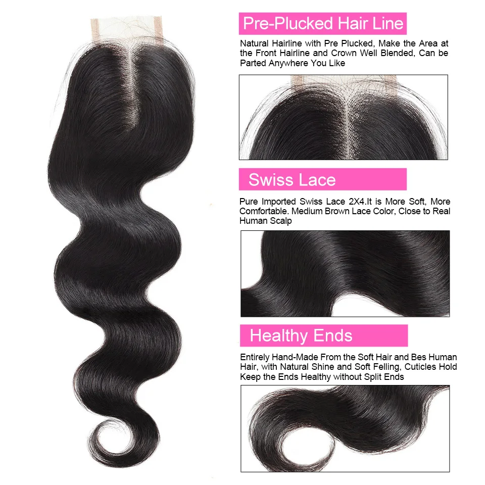 body wave lace closure