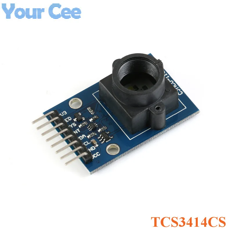 

TCS3414CS Color Recognition Detector Sensor Module 16-bit Digital Output I2C Sensor Module CJMCU-115 For Arduino
