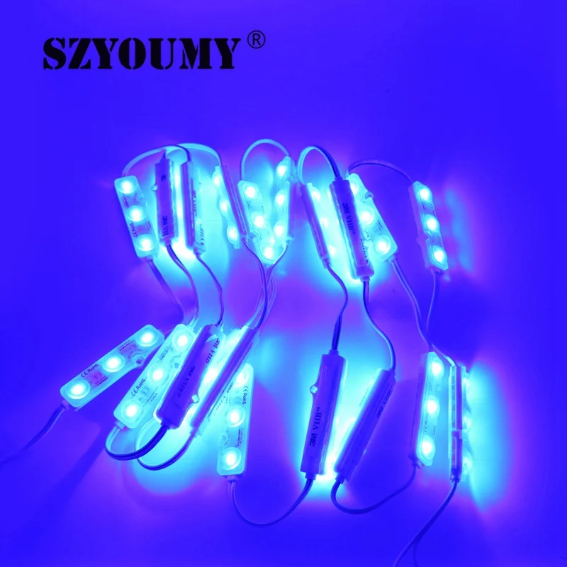SZYOUMY 5730 smd СВЕТОДИОДНЫЙ модуль 3LED впрыск 12В водонепроницаемый IP68 Светодиодный