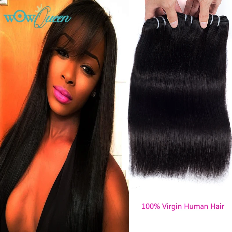 

Ms Lula Hair 7A Mongolian Virgin Hair Straight 3Pcs Mink Mongolian Straight Virgin Human Hair Weave Bundles Rosa Hair Products
