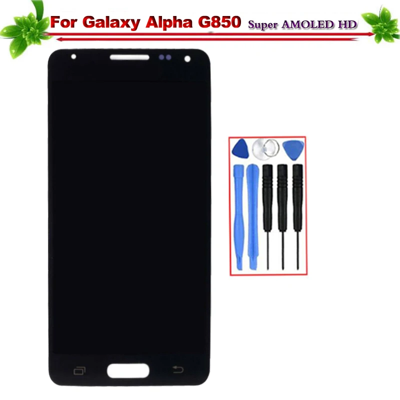 

Super Amoled For Samsung Galaxy Alpha G850 G850F LCD Display Touch Screen Digitizer Assembly Replacement for Galaxy Note 4 Mini