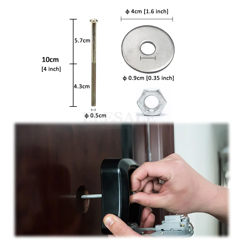 1Set 3 In 1 Mounting Screws Of Door Peephole Viewer For Our Key Safe Storage Box Long Screwsnutwasher huismerk kopen in de aanbieding 1Set 3 In 1 Mounting Screws Of Door Peephole Viewer For Our Key Safe Storage Box Long Screwsnutwasher huismerk kopen in de aanbieding