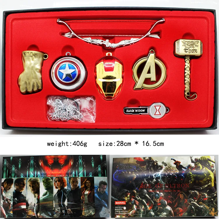 

Marvel Toys The Avenger Super Hero Thor Axe Captain Thanos Gloves Spider Man Iron Man Action Figure Model Toy Dolls For Children