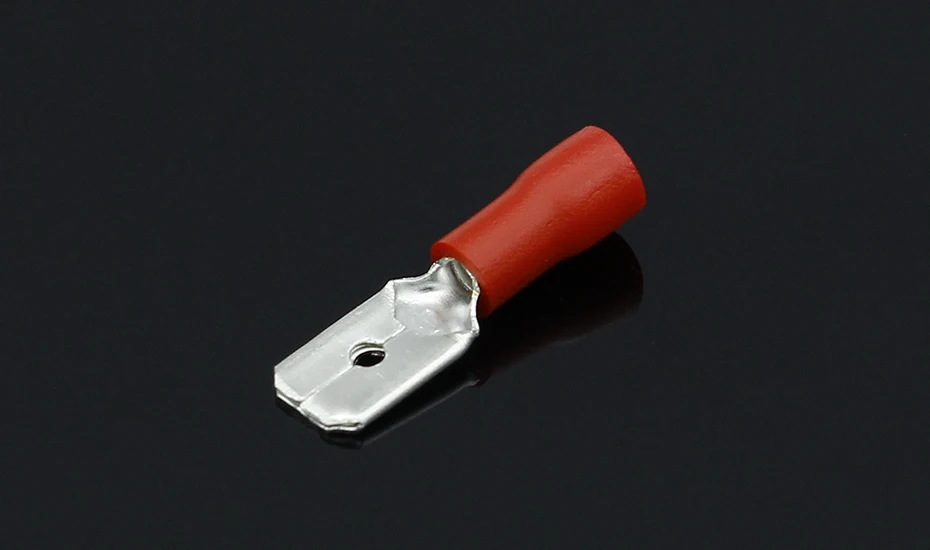 6,3 мм красный женский с мужской лопатой изолированные электрические обжимные клеммные разъемы H1E1