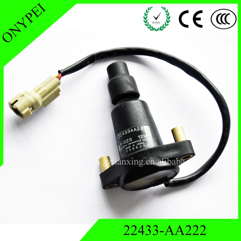 

22433-AA222 Ignition Coil For SUBARU EJ20T EJ20 2.0 TURBO V1 V2 V3 2 BOLT 22433AA222 22433-AA280 22433-AA221 22433 AA222