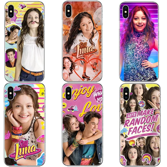 Fashion Soy Luna Transparent Hard PC Phone Cases Cover For
