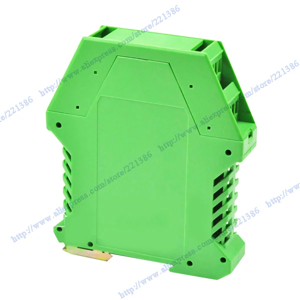 

Two level din rail enclosure plastic box case with terminal block 112*100*22.5mm DIN rail enclosure