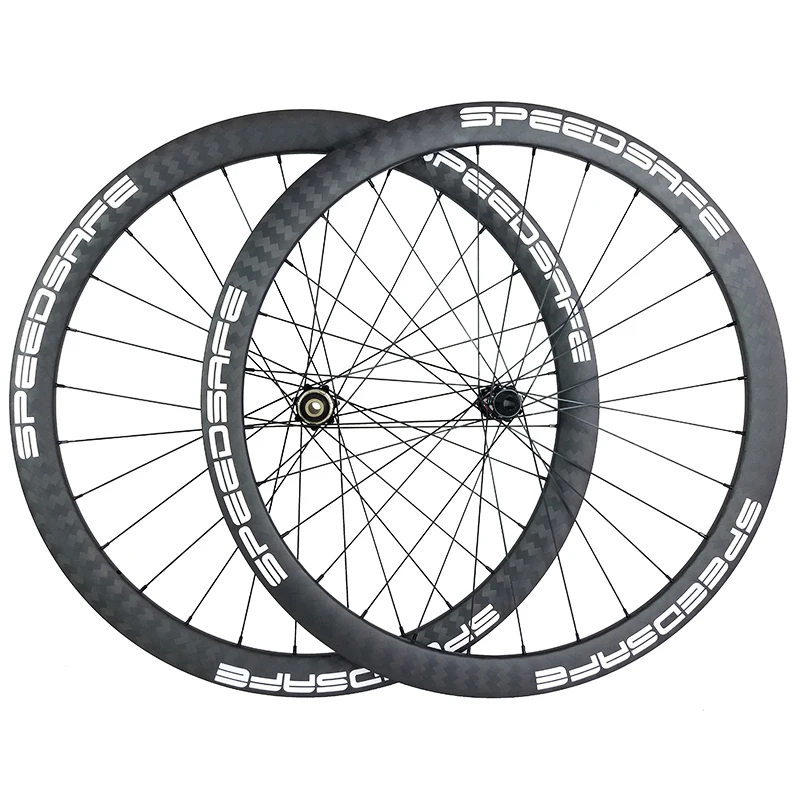 

1250g 700c 42mm asymmetric road disc carbon bike wheels tubular center lock Novatec D411SB-CL D412SB-CL shim 10/11s or xd xx1