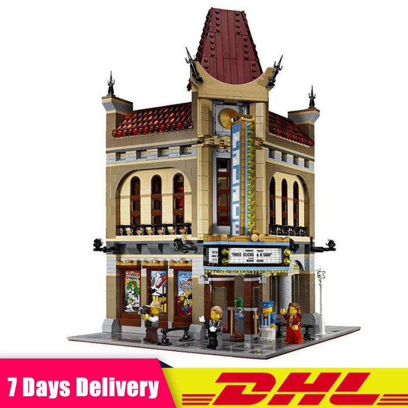 

2018 Compatible Legoinglys 10232 Palace Cinema Model Building Bricks Blocks Set Educational Toys for Children As Christmas Gifts