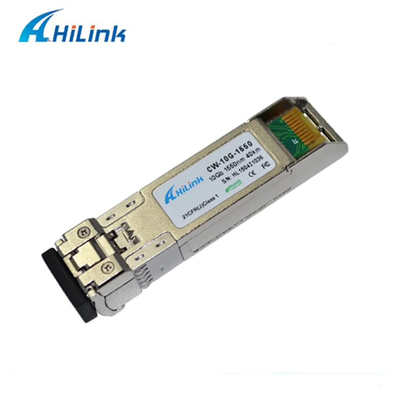 Волоконно-оптический 10G CWDM 1550nm 40 км SFP оптический модуль Совместимые бренды Новинка