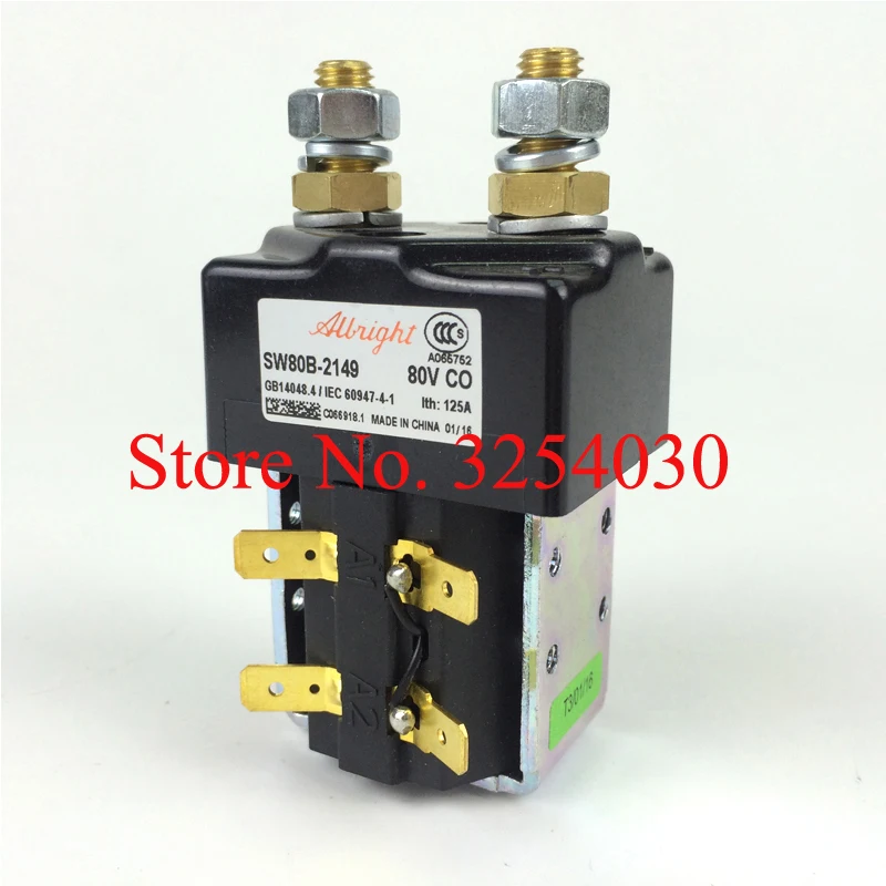

HELI 3TON Electric Forklift Using Original Albright DC Steering Contactor Lifting Contactor 80V 125A SW80B-2149 or SW80-62