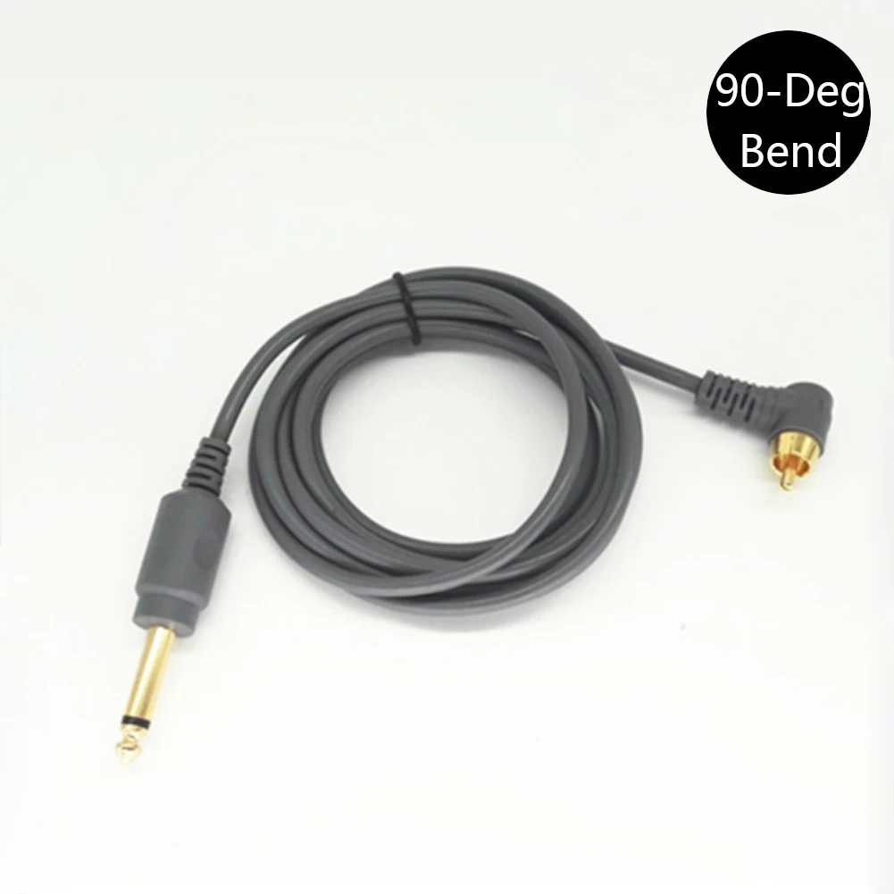 3 типа 2 м тату машина зажим шнур RCA & аудио интерфейс двойной медный провод крюк